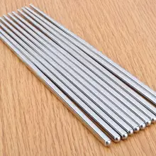 Кухонная столовая посуда 304 нержавеющая сталь полые отягчающие круглые палочки 10 пара/лот