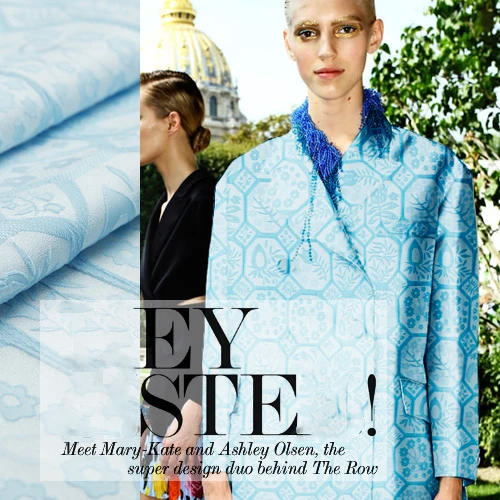 

2017 new dream elegant socialite Fan Chunqiu jacquard drapery fabric polyester fabric dress pants