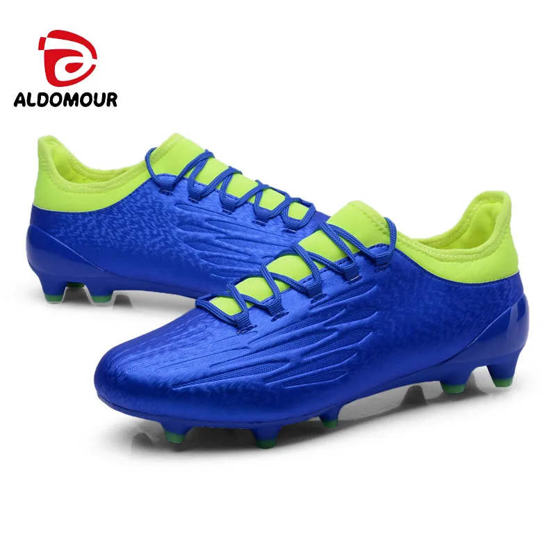 

ALDOMOUR 2018 New Arrival Men Soccer Football Boots Sneakerssoccer Sportsmen Centipede Football Children Shoes Soccer Balls LYT