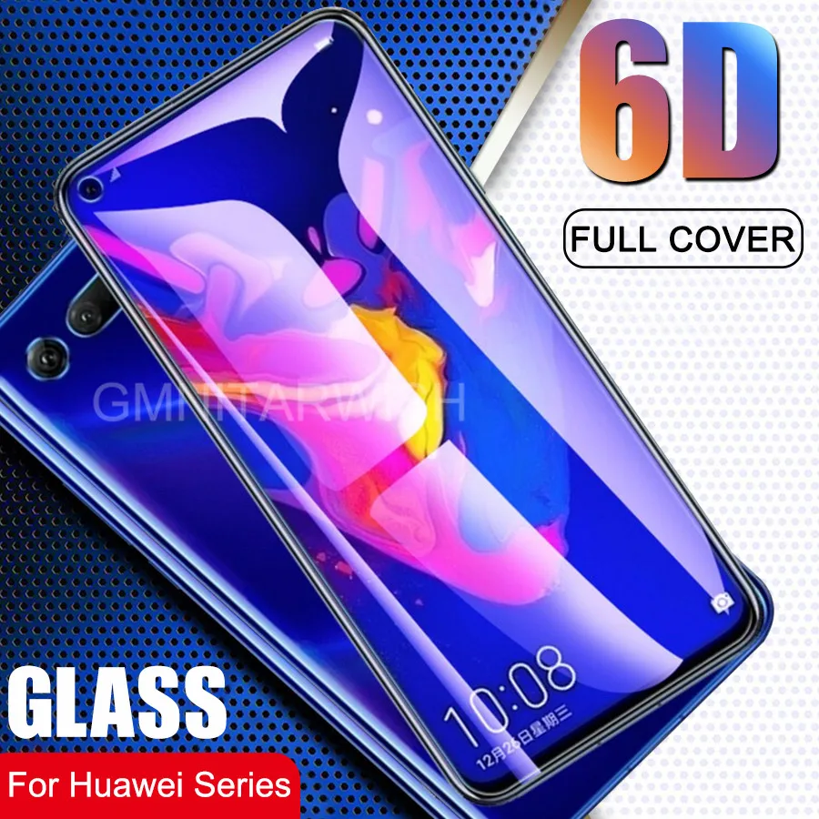 

6D Full Glue Full Cover Tempered Glass For Huawei Honor 10 9 Lite 10i 9i 8C 8X 7X View 20 V20 Magic 2
