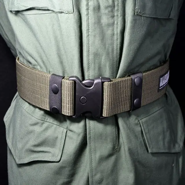 2018 New Adjustable Men's Heavy-Duty Combat Belt Army Military Tactical Belt