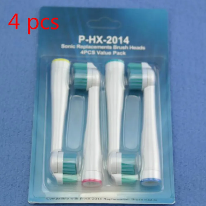 Сменные насадки для зубной щетки Philips Sonicare 4 шт./лот HX1620/HX1630/HX1610|toothbrush replacements|philips