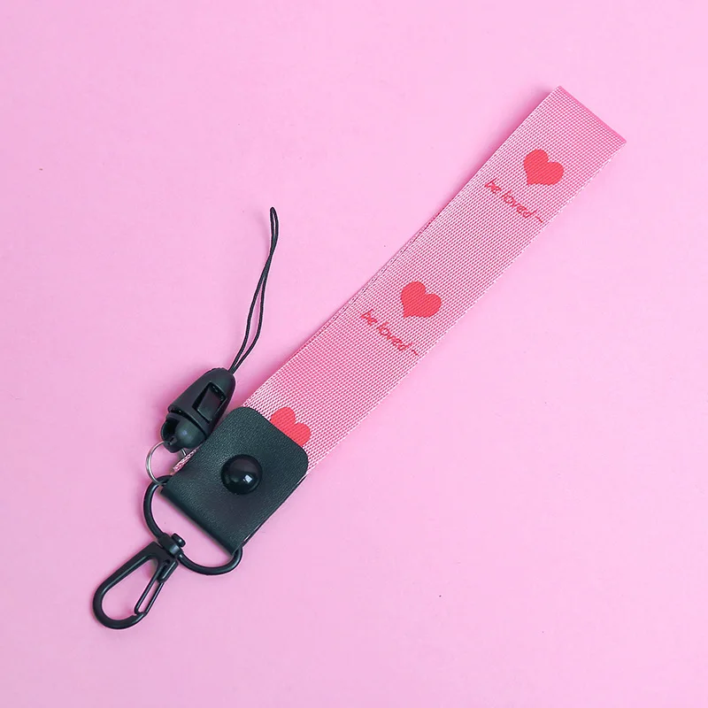 Модный длинный короткий веревочный ремешок держатель для карт персонализированный креативный милый кулон цепочка для женщин держатель для телефона чехол для карт шейный ремень - Цвет: 1