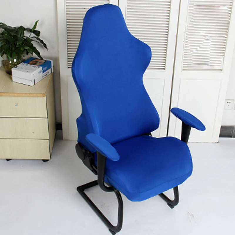 Чехлы для игровых стульев, чехлы для офисных стульев из спандекса для компьютерных стульев, эластичные чехлы для стульев, Декоративные Чехлы для дома
