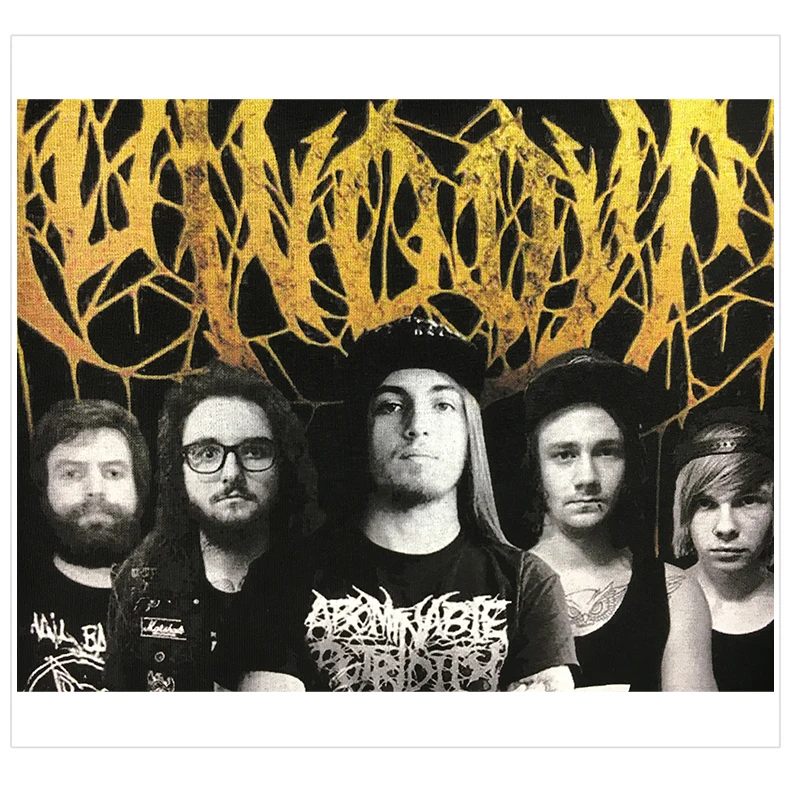 Bloodhoof Vulvodynia брутальный Deathcore рок-группа Finis Omnium invesantiam альбом Мужская черная футболка в летнем азиатском размере