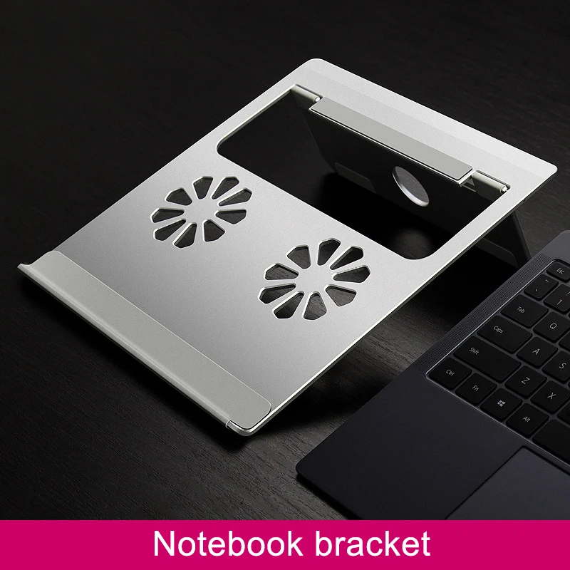 

Aluminum Alloy Laptop Stand Adjustable Radiator Bracket for 9-17Inch Laptop Tablet Office Supplies GDeals