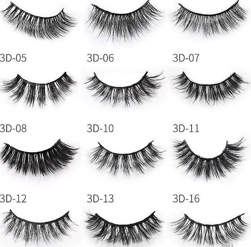 Clotobeauty 3D норковые ресницы накладные натуральные 100% ручная работа для глаз