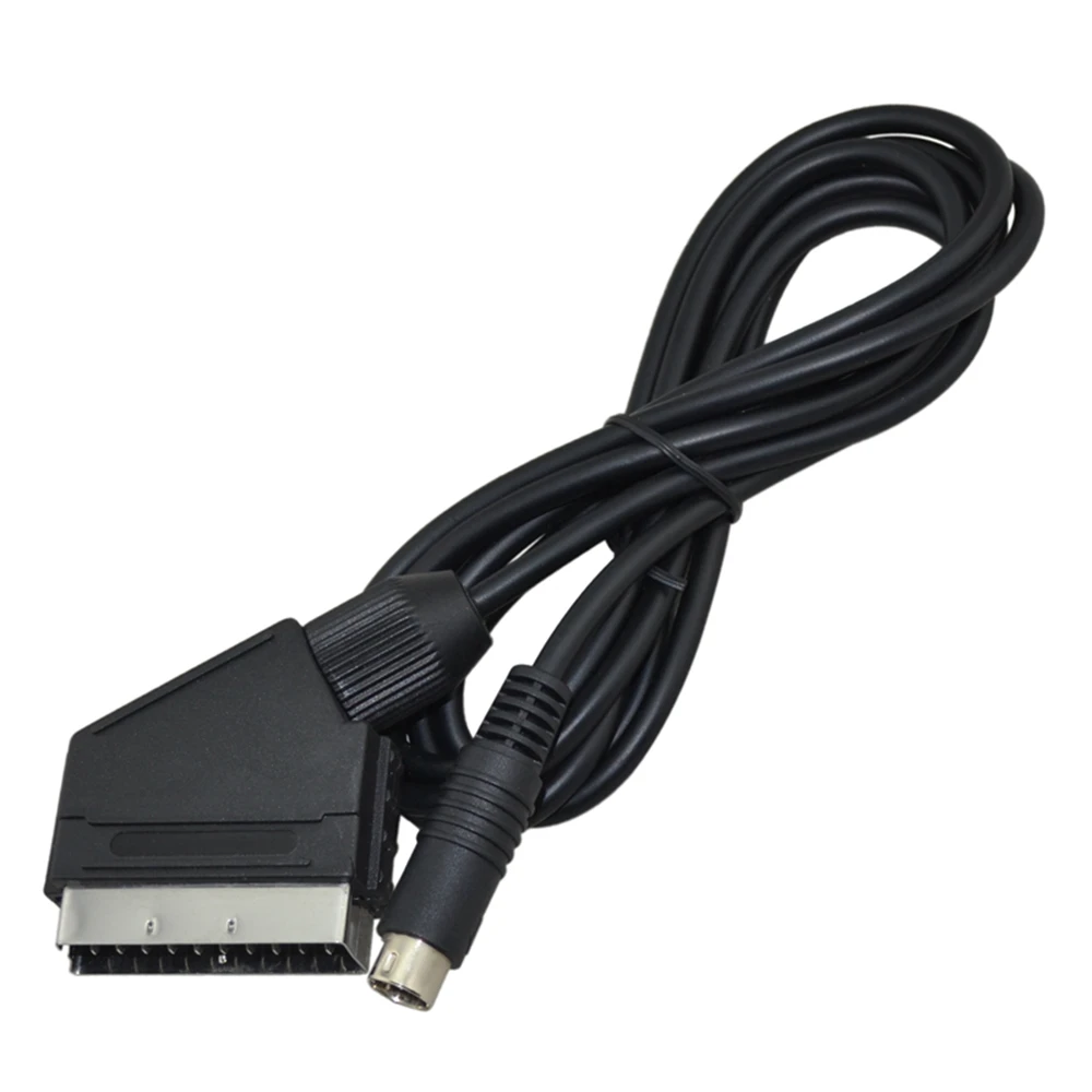 Видеокабель Scart ТВ кабель для Sega Saturn NTSC и PAL версии|tv video cable|lead cablelead tv |