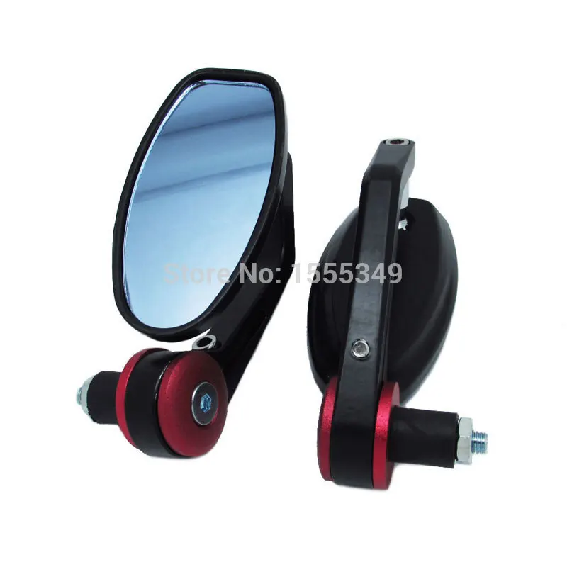 

Red 7/8"22mm Handlebar Bar End Mirrors For Yamaha Honda Suzuki Kawasaki Harley Davidson Aprilia BMW Buell Ducati KTM Triumph