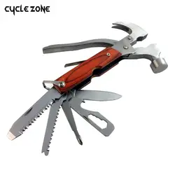 15 in1 Multi-function Tool нержавеющая сталь Автомобильная Аптечка инструмент с молотком Безопасности Ax отвертка пилообразный нож клещи-открывалка