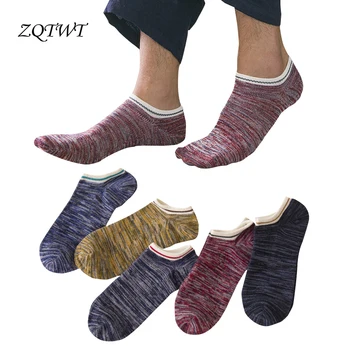 

ZQTWT 5 Pair/Lot Hot Sale! Fashion Harajuku Socks Men Sokken Cotton Meias Casual Short Male Sock Calcetines 3WZ411