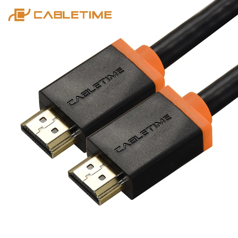 Cabletime НОВЫЙ Thunderbolt HDMI кабель 4K 2 0 60hz к hdmi адаптер 1 м 8 3 5 аудио экстрактор для ПК