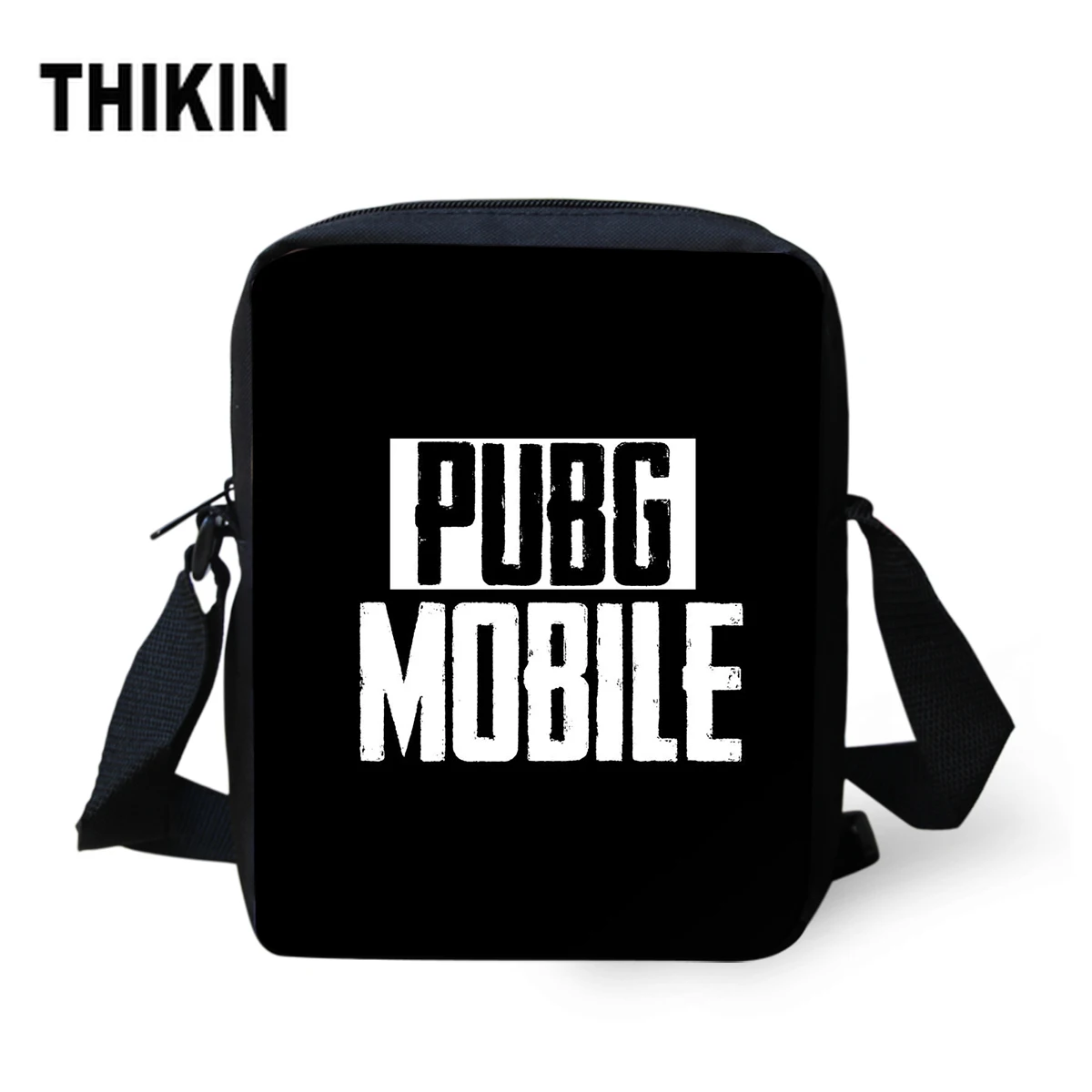 

THIKIN Men Messenger Bags Cool Game PUBG Mobile Shoulder Bag 3D Children Teen Boys Crossbody Bags Mini Men's Travel Bag Handbag