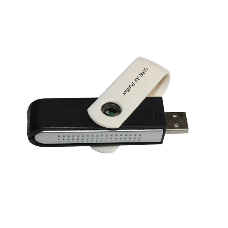 Mini purificador de aire USB para limpieza de ionizador de ordenador, generador de aniones ouput 1 millón de piezas de potencia de 0,3 W, USB del coche purificador de