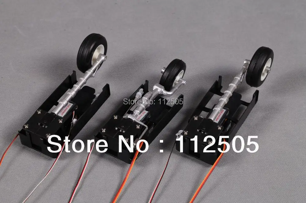 

FMS 1400mm 1.4m B25 B-25 Landing Gear System with Retracts and Servos Intalled MD202 RC Airplane Aircraft Model Plane Spare Part