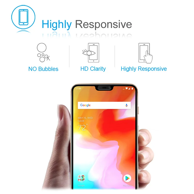 Полное покрытие экрана протектор для oneplus 6 6 T 5 5 T 3 3T закаленное стекло на oneplus 6 6 T 5 5 T 3 3T Защитная стеклянная пленка