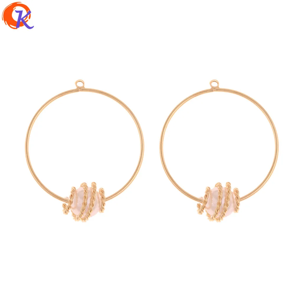 

Cordial Design 20Pcs 30*36MM Jewelry Accessories/DIY Making/Round Ring Shape/Genuine Gold Plating/Hand Made/Earrings Findings