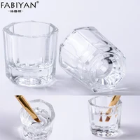 2PCS / Lot Glass Crystal Bowl Cup Dappen Dish Arcylic Powder Holder Container Tool Nail Art Manicure Salon 2