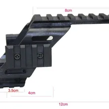 Универсальный Тактический оптический прицел пистолета лазерный видеоискатель крепление света с Quad 7/" Вивер и Пикатинни Глок 17 5,56