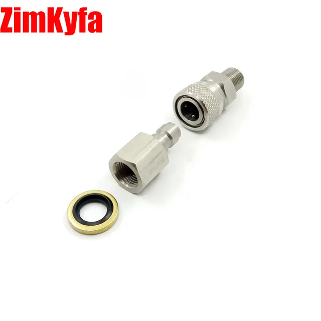 Paintball PCP Air Gun Rifle Stainless 8mm Quick Release Disconnect