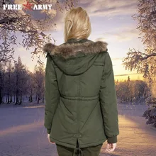 Aliexpress - Women’s Clothing Winter Padded Jacket Parka Women Fur Collar Thicke Warm Loose Coat Outwear Parkas Female Army Green Outerwear