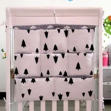 Промо-акция! Мультфильм 62*52 см хлопок детская кроватка органайзер для подгузников игрушка детская кроватка подвесная сумка для постельных принадлежностей