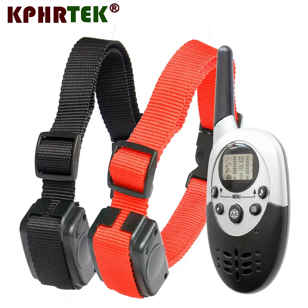 Dog Training Collar Waterproof Rechargeable LCD Remote Control
