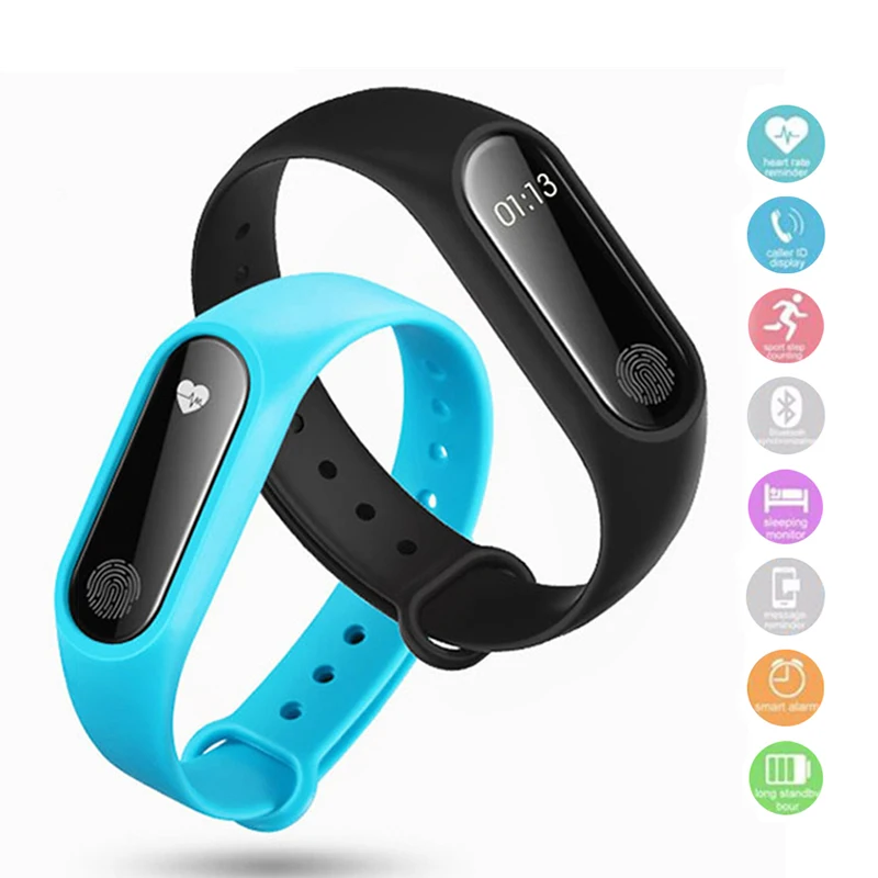 

M2 Smart Watch Men Waterproof IP67 OLED Touch Screen BT 4.0 Bracelet Watch Fitness Heart Rate Monitor Pedometer Smart Wristband