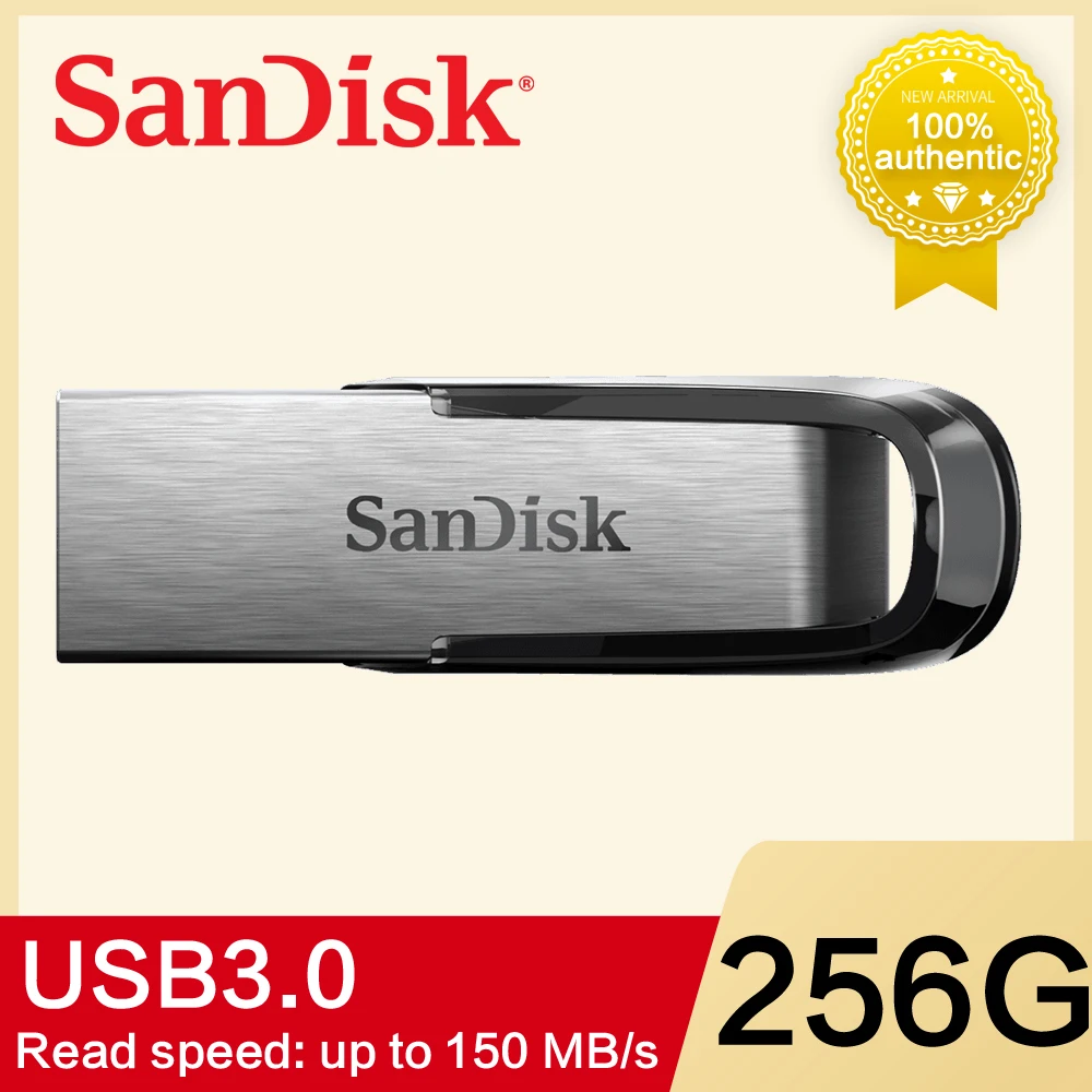 SanDisk FIT флеш-накопитель USB 3,0, 128 ГБ, 64 ГБ, 32 ГБ, 16 ГБ, 256 ГБ, Bultra, флеш-накопитель USB 3,0, u-диск, флешка для компьютера