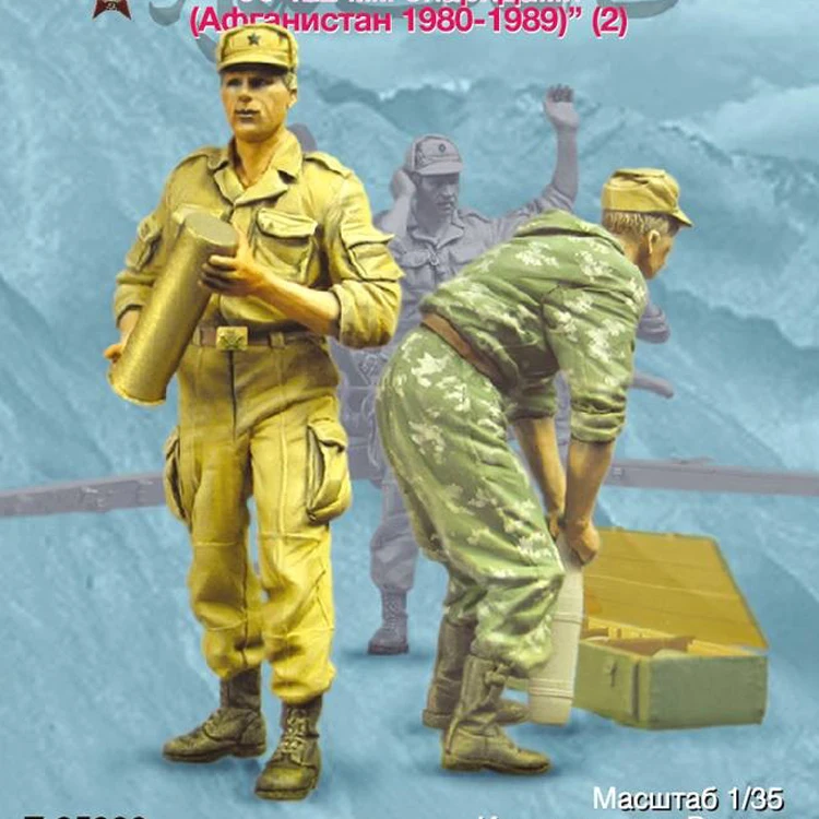 

1/35 Scale Assembly Resin Figure kit Russian soldiers