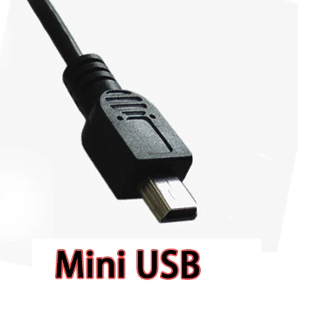 Выход 5 в 3 А мини Mico usb порты автомобиля OBD адаптер прикуривателя блок питания с 3,5 м кабель переключатель линии для DVR зарядки - Название цвета: Straight Mini USB