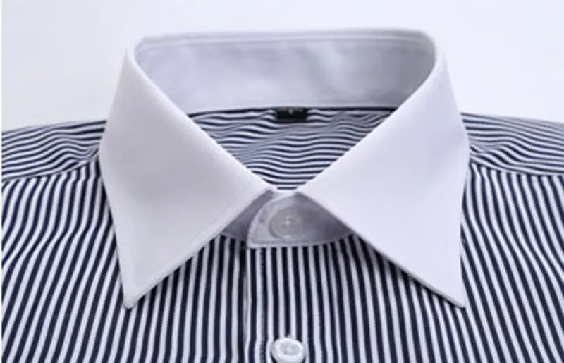Koop Mannen Slim Fit Franse Manchetknopen Shirt Non Ijzer Lange Mouwen Katoenen Mannelijke Smoking Shirt Formele Heren Dress Shirts Met franse Manchetten
