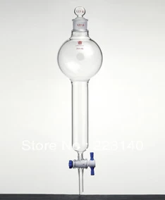 

F687000A Funnel, Separatory sure-grip, Capacity:1000ml, Stopper size:27, Stopcock bore:4mm, stopper: Glass