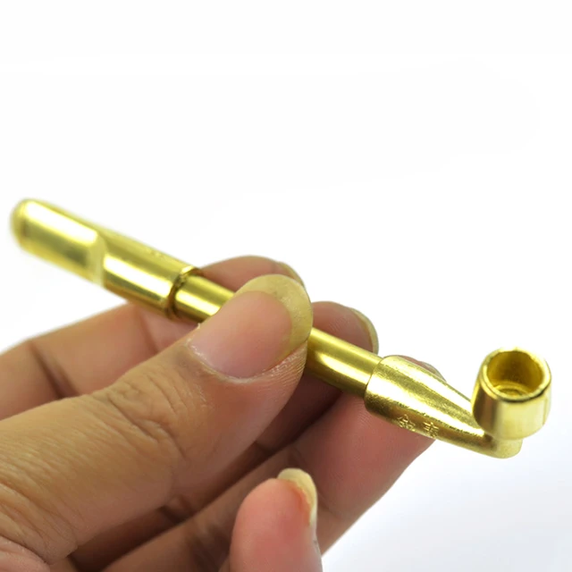Classic Mini Metal Copper Pipes Portable Creative Smoking Pipe Herb