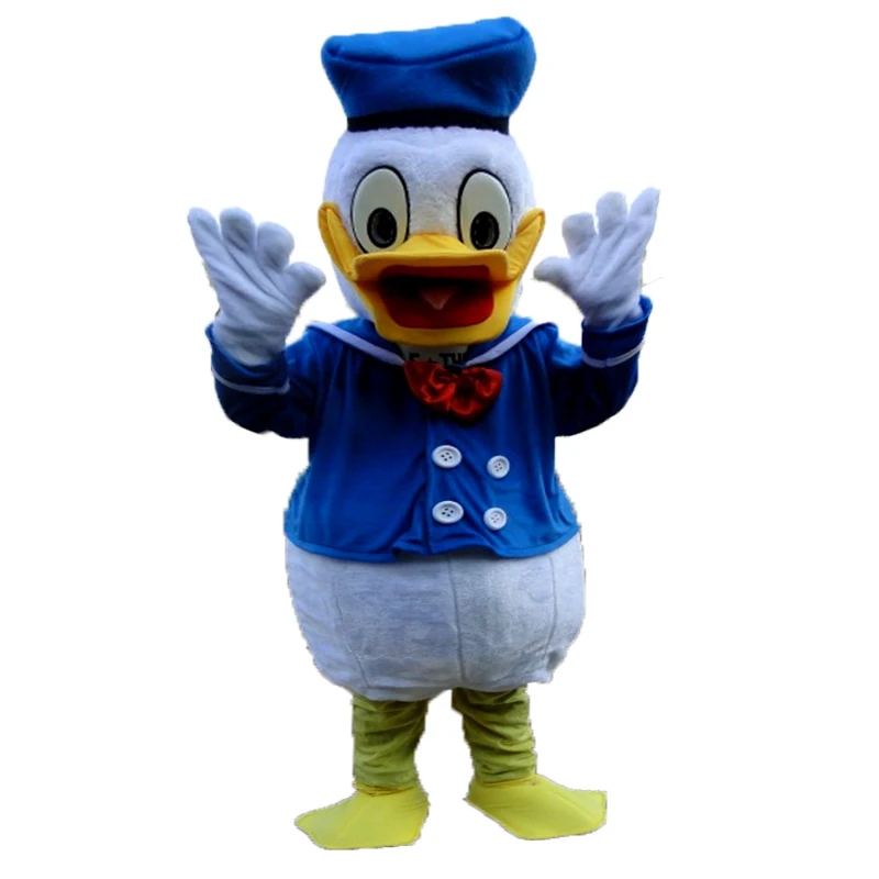 Hot Donald Duck Mascot Costume Halloween Fancy Dress Free Shipping Adult Size 