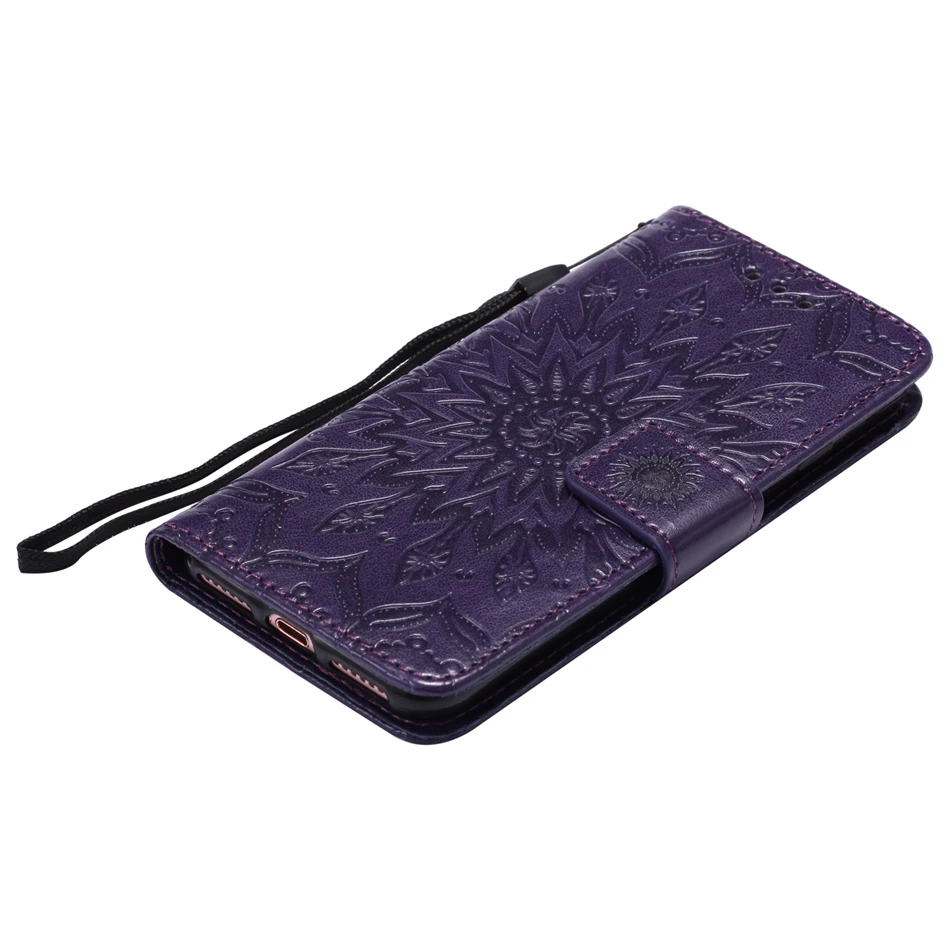 Luxury Phone Bags for Apple 5s 5G 6s SE 7 5.5 Case Emboss Mandala Retro PU Leather Stand Flip Wallet for iphone 7 plus coque (3)