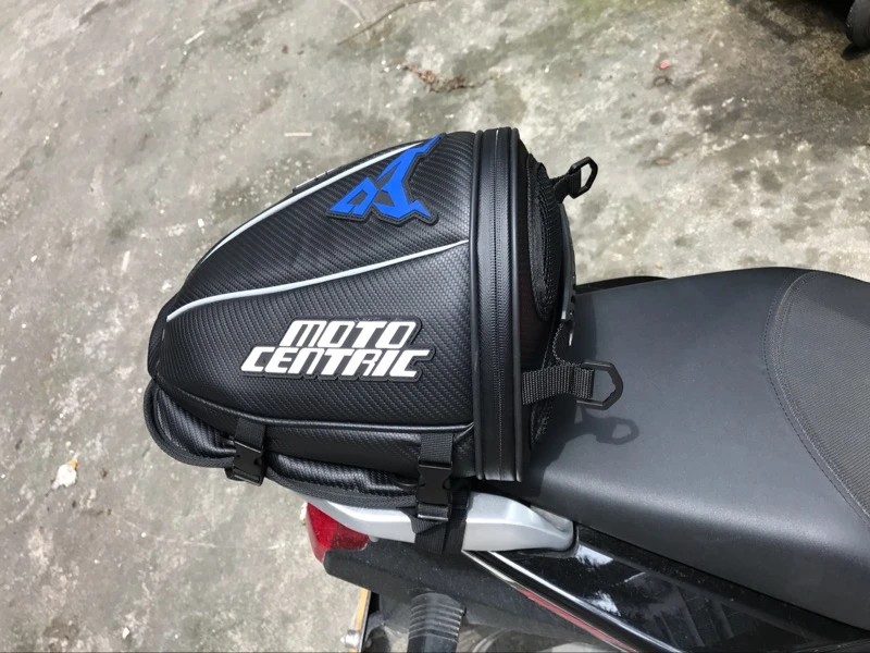 

Hot Sale PU Leather Motorcycle Oil Tank Bag Motorbike Travel Tool Tail Bag Luggage Waterproof Riding Handbag Backpack