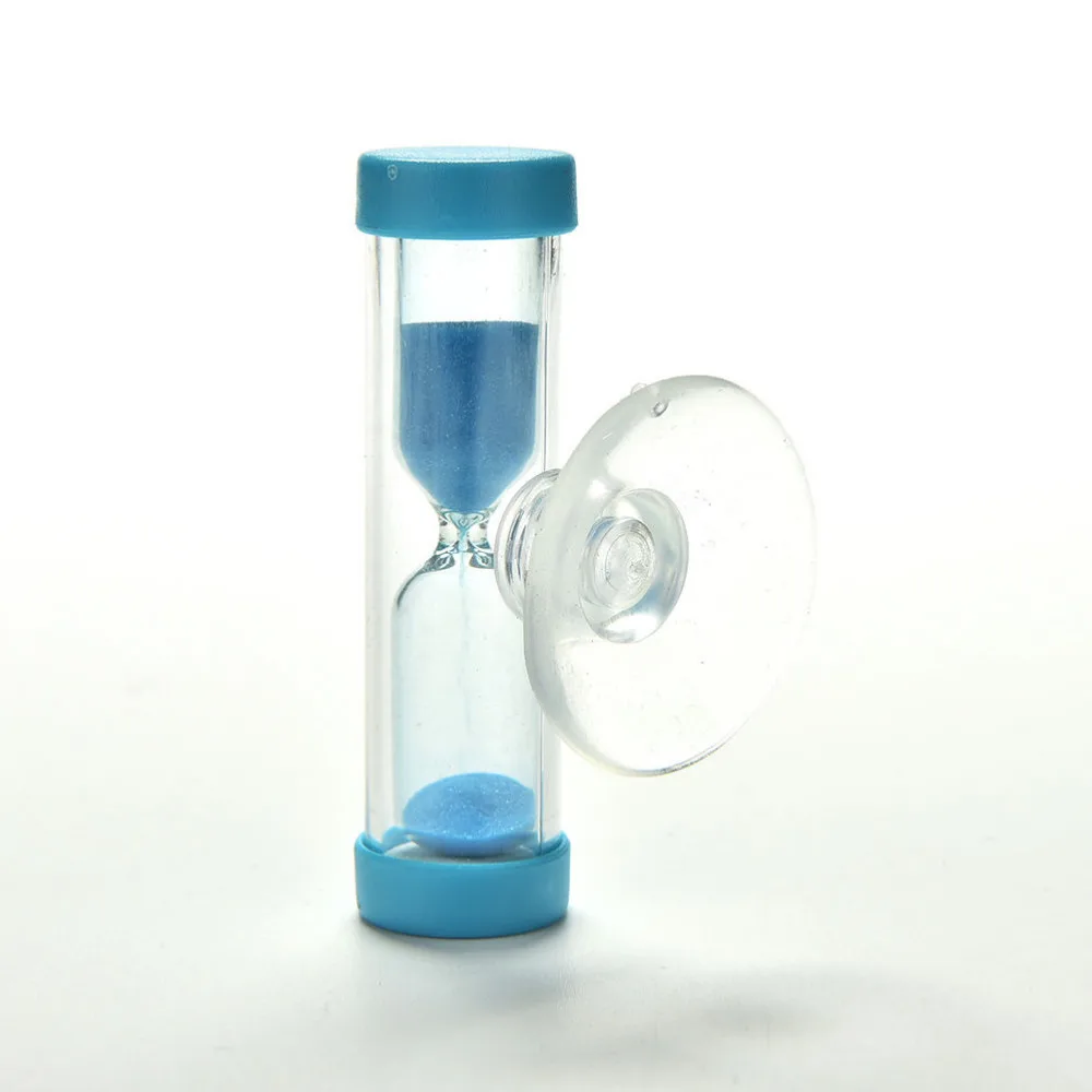 Mini Sandglass Hourglass Sand for Tooth Brush Shower Timer with Suction Cup ty