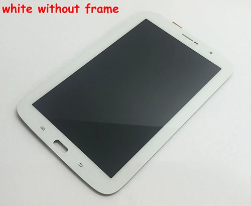 Для samsung Note N5100 ЖК-дисплей кодирующий преобразователь сенсорного экрана в сборе с рамкой для samsung Galaxy GT-N5100 3g - Цвет: white without frame
