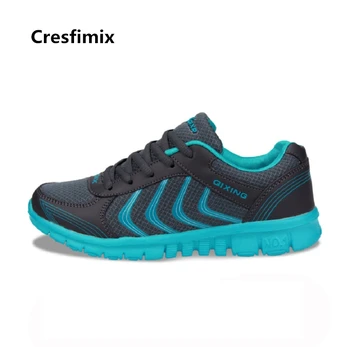 

Cresfimix male fashion comfotable spring & autumn lace up trainers men cool breathable navy blue sneakers man's shoes b2694b