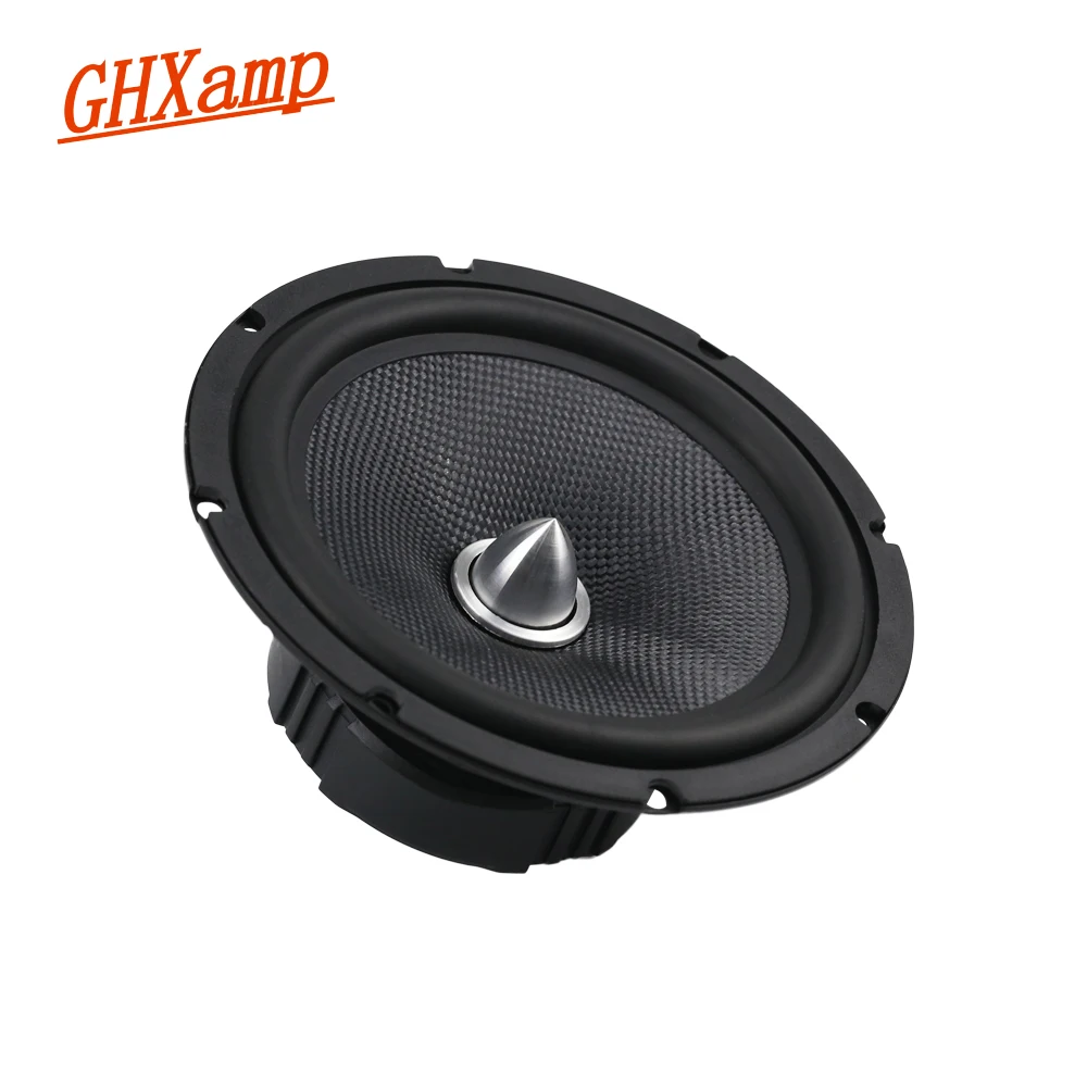 GHXAMP 6 5 дюймов 40 Вт Bullet Full Range Автомобильный CD динамик Woofer стекло Fber низкочастотный