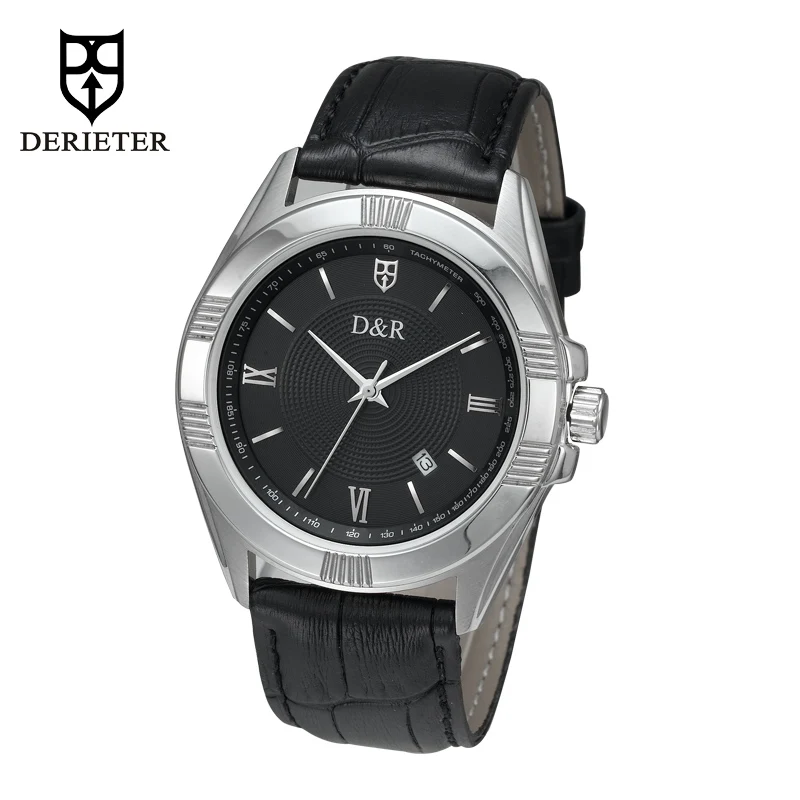 

Stainless Steel Sports Watch For Men Chronograph Wristwatch Water Resistant Japan Movement Wrist Watch Leather Strap