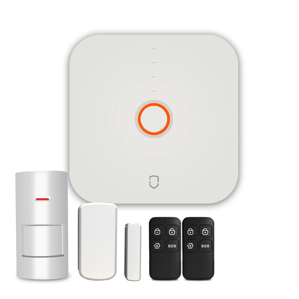 Secustone Hot Cheapest Smart 2.4G Wifi Home Security Alarm System Door Sensor PIR Motion Detector Keyfobs 433MHZ Secustone Hot Cheapest Smart 2.4G Wifi Home Security Alarm System Door Sensor PIR Motion Detector Keyfobs 433MHZ