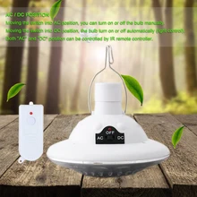 22 светодиодный Солнечная лампа накаливания 100LM 3 режима для использования на открытом воздухе, Кемпинг, переносные лампы многофункциональные с пультом дистанционного управления для рыбного лагеря