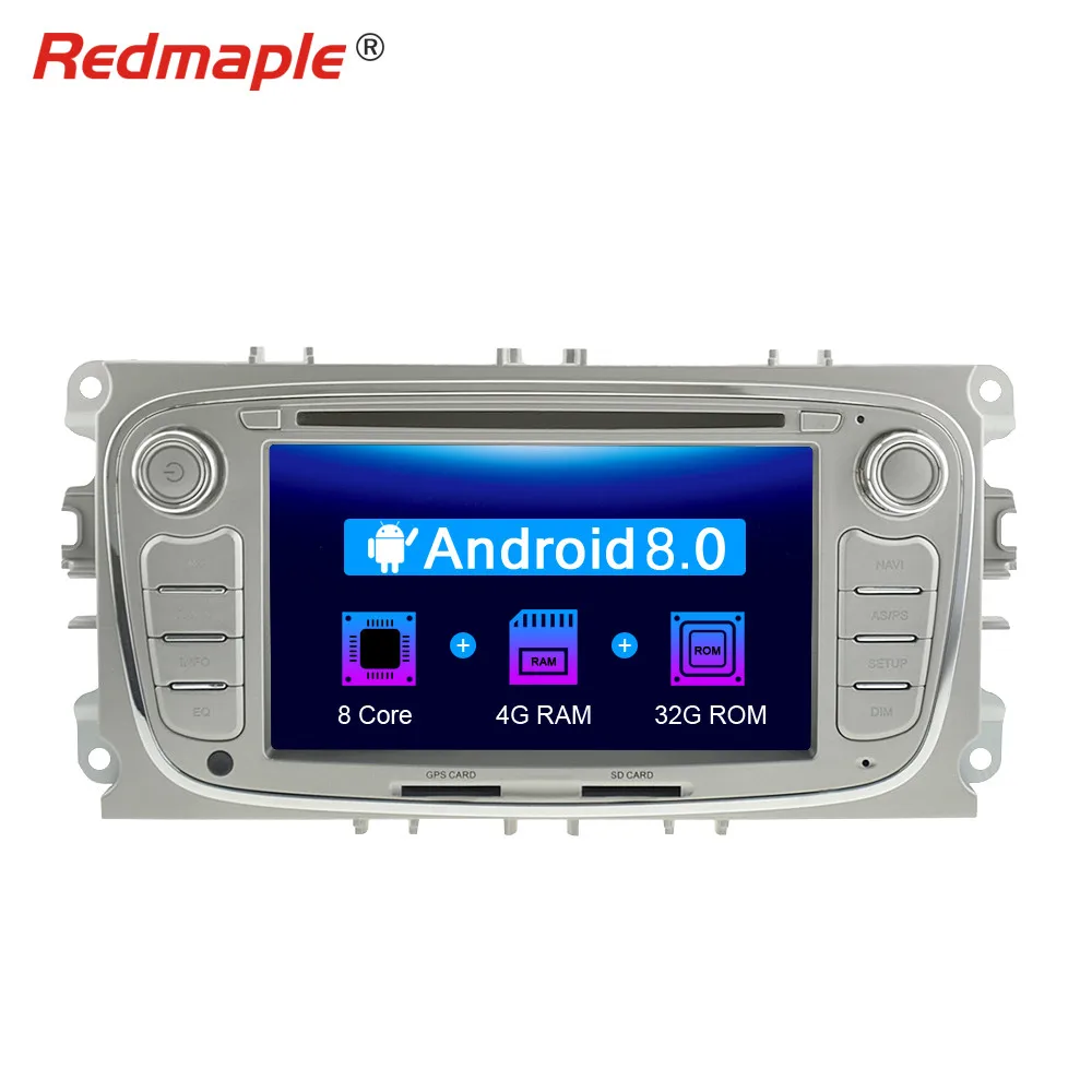 

Octa Core Android8.0 Car DVD Player GPS Navigation Multimedia Stereo For FORD Mondeo S-MAX Connect FOCUS 2 2008-2010 Auto Radio