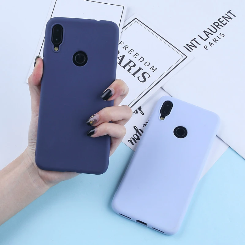 

Luxury Soft Matte Back Case For Xiaomi Redmi Note 7 6 5 Pro Candy Color Phone Cases For Redmi 7 6 Pro 6A 4X 5A 5Plus Capa Coques