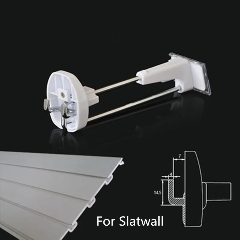 150 мм белый цвет Магнитный дисплей крюк для slatwall цена подвесная бирка анти потеря функция безопасности lockpick крючки