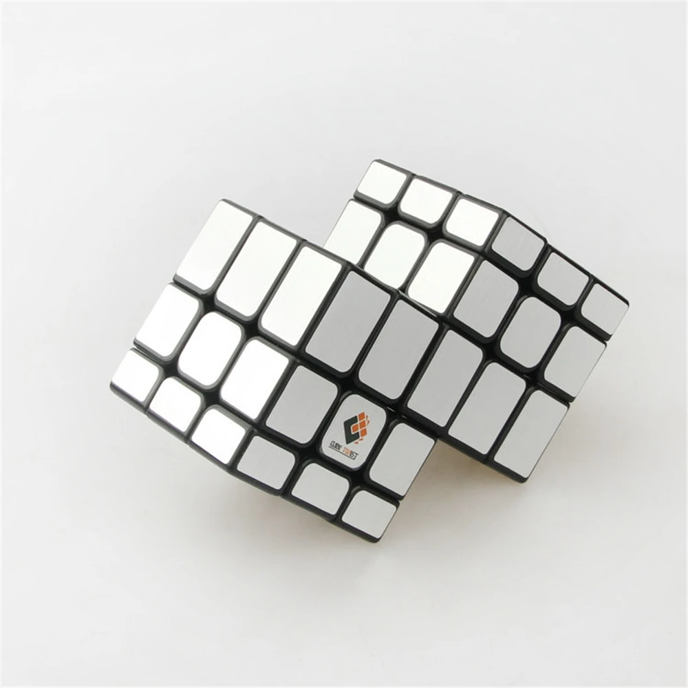 Cubetwist Silver Mirror Two 333 Puzzle Speed Cube Conjoint Cube Magic 