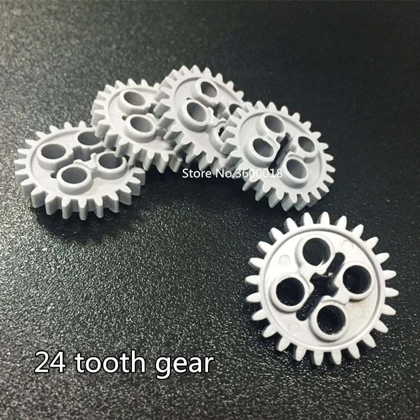 

10pcs/lot Decool Technic Gear 24 Tooth Compatible with legos 3648 MOC DIY blocks bricks parts set