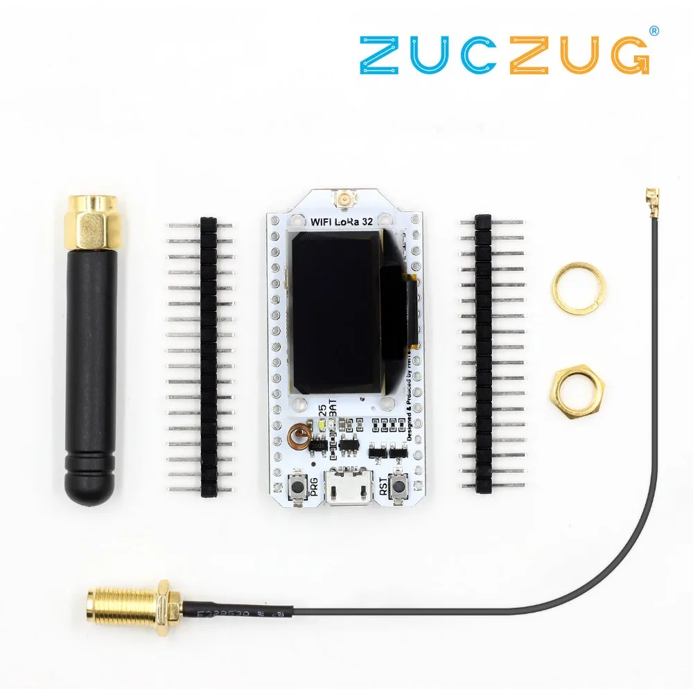 868MHz-915MHz SX1276 ESP32 LoRa 0.96 Inch Blue OLED Display Bluetooth WIFI Lora Kit 32 Module IOT Development Board | Электронные